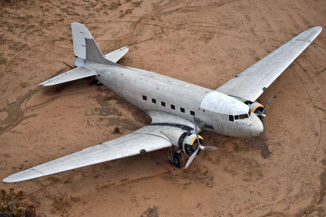 Douglas DC-3 (N33632) - Former North Central Airlines DC-3 stored at a private field near VCV