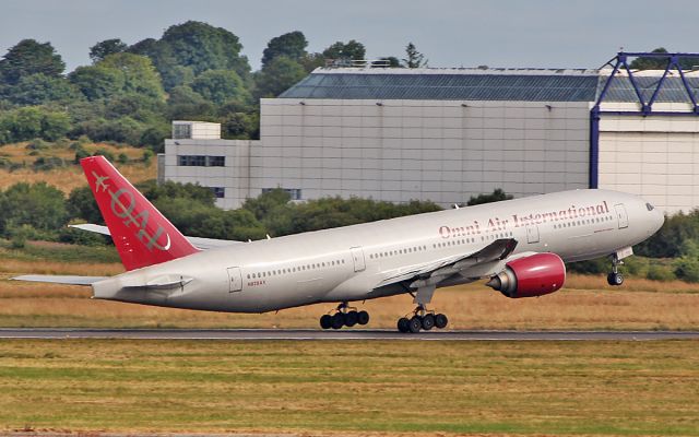 Boeing 777-200 (N828AX) - omni b777-2u8er n828ax dep shannon 12/7/18.