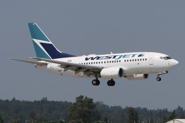 BOEING 737-600 (C-GWSB) - August 2, 2009 - arrived at Abbotsford, BC