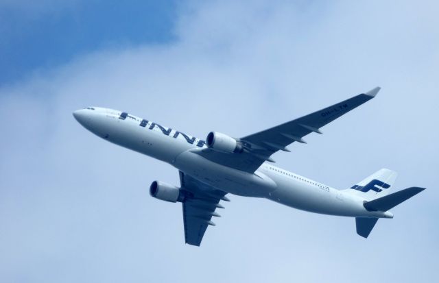 Airbus A330-300 (OH-LTM) - Shown here is a Finnair Airbus A330-300 a few minutes until landing in the Summer of 2018.