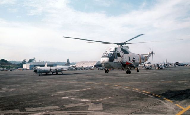 AEH42 — - "Departure" H-3 HS-4 Black Knights. VP-16 "War Eagles" P3C Orion - 2 of 3 pics NAS Cubi Point, Phillipines