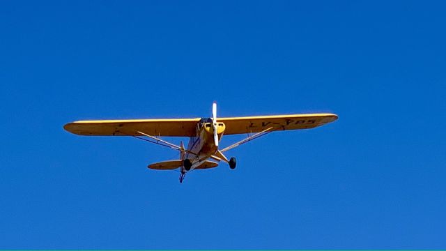 Piper L-18B Cub Special (LV-YPS) - Landing in Ensenada