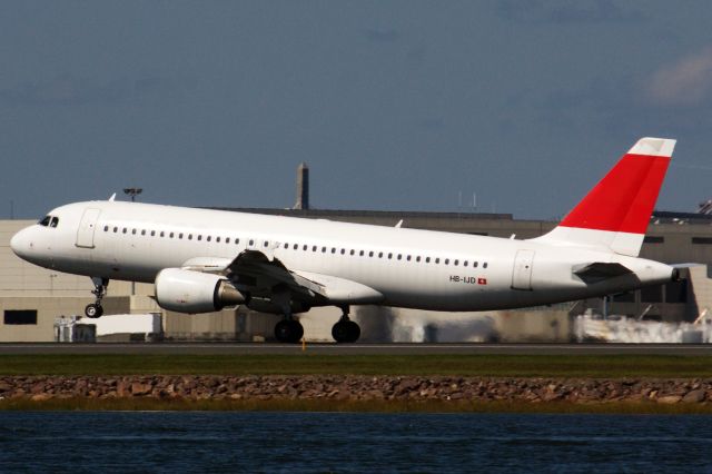 Airbus A320 (HB-IJD) - This Swiss A320 arriving to BOS from KEF on 9/6/21.