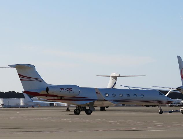 Gulfstream Aerospace Gulfstream V (VP-CMD) - I take a picture on Dec 30, 2017.