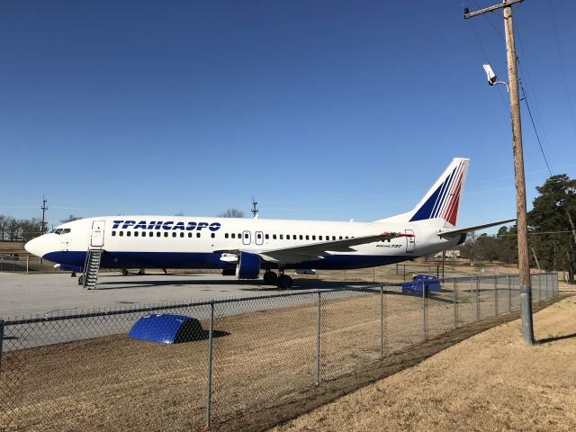 BOEING 737-400 (N826LC) - You never know what you may find at GYH. Former Transaero 737 being parted out.