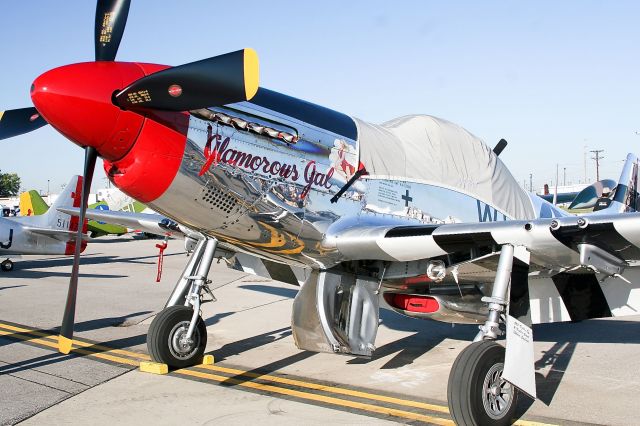 North American P-51 Mustang — - P-51 Glamorous Gal at the Gathering Of Mustang Air Show 9-29-2007