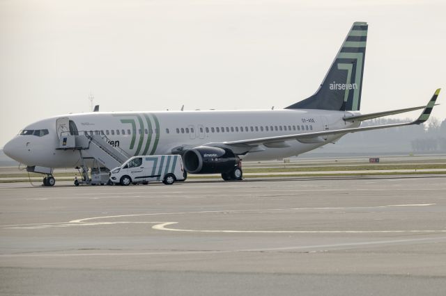 Boeing 737-700 (OY-ASE) - From the terminal