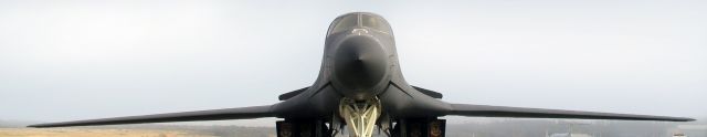 Rockwell Lancer — - Rockwell B-1B Lancer with wings extended. Taken at Naval Air Station Whidbey Island, Washington.