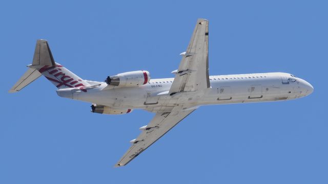 Fokker 100 (VH-FNU) - Fokker 100, Virgin Australia VH-FNU departed rwy 06 YPPH 081119.