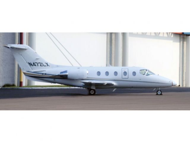 Beechcraft Beechjet (N472LX) - The Beechjet uses spoilers for roll control.