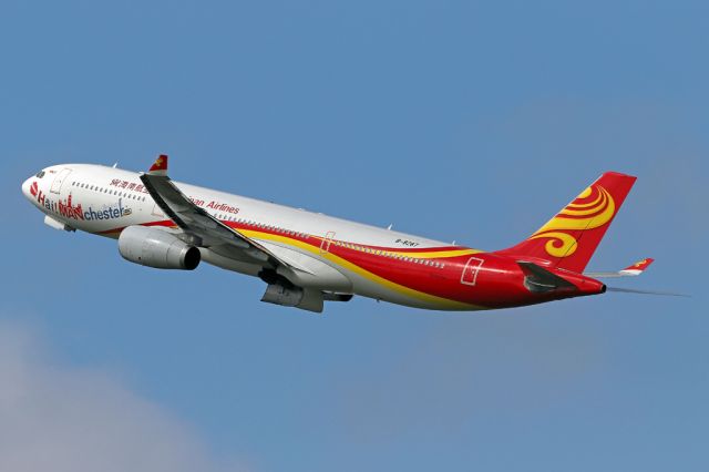 Airbus A330-300 (B-8287) - Hai"Manchester" returns to Beijing as CHH7904.  This was the aircraft used on the inaugural flight to Manchester, hence the markings.