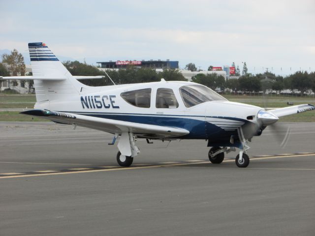 Rockwell Commander 114 (N115CE) - Taxiing at Brackett Field