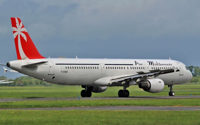 Airbus A321 (F-GYAR) - air med a321 f-gyar dep shannon 28/5/15.