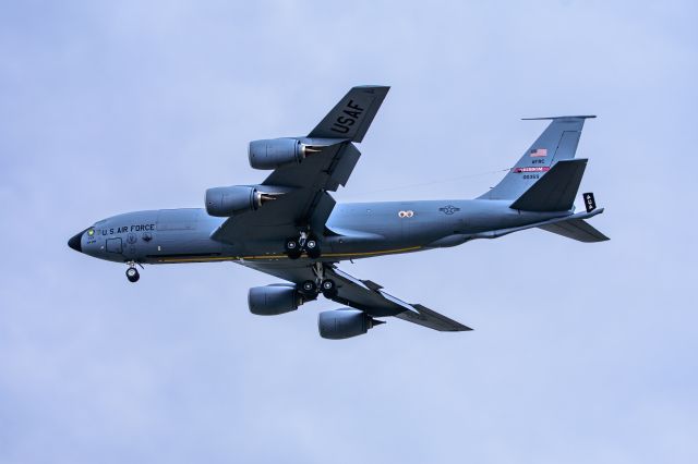 60-0359 — - While I was out spotting the arrival of the NOAA Twin Otter, I noticed that a Boeing KC-135 was nearby and lining up for final. I decided to stick around and was rewarded with a few go-arounds. This aircraft is currently serving with the 434th Air Refueling Wing which is stationed out of Grissom Air Reserve Base.br /OPERATOR:br /United States Air Forcebr /AIRCRAFT:br /Boeing KC-135R Stratotanker br /REGISTRATION:br /60-0359br /UNIT:br /434th Air Refueling Wingbr /HOME BASE:br /Grissom Air Reserve Base, Indianabr /PHOTO LOCATION:br /Niagara Falls Air Reserve Stationbr /PHOTO DATE:br /April 6, 2023br /COPYRIGHT:br /1217 Photography (James Marion)