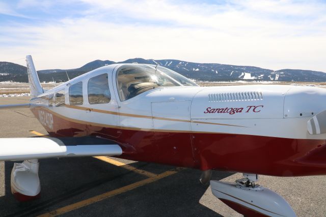 Piper Saratoga (N624DP) - 1981 Piper Turbo Saratoga at Angel Fire, NM airport, the highest airport in New Mexico at 8300 feet.