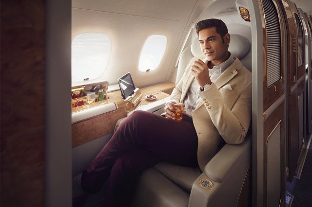 — — - Because a little "me" time goes a long way, escape to your very own private suite. Fly Emirates First and experience the ultimate escape.