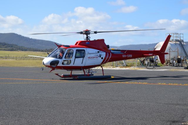 Eurocopter AS-350 AStar (VH-SRB) - Helicopter Resources squirrel at Flinders Island, Sept 2018