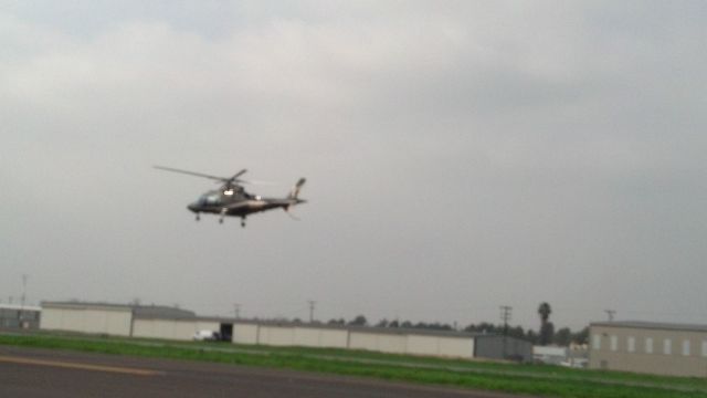 SABCA A-109 (N109HS) - Helicopter visiting Fullerton Municipal Airport