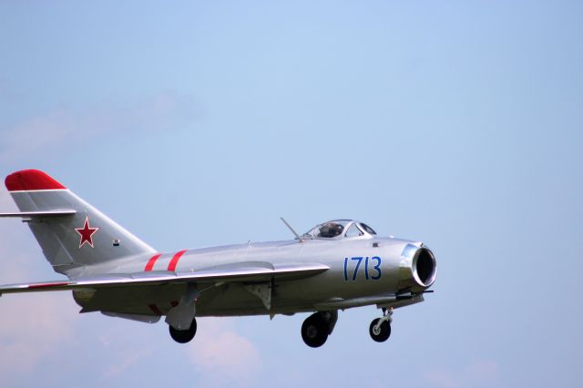 MIKOYAN MiG-17 (N1713P) - Mig 17 on arrival.  