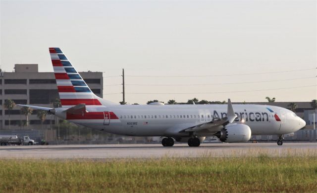 Boeing 737 MAX 8 (N303RE) - 15th of June, 2018 at 7:13 AM.