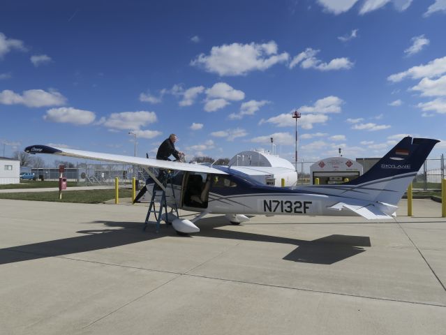 Cessna Skylane (N7132F) - On a ferry flight USA to Germany 