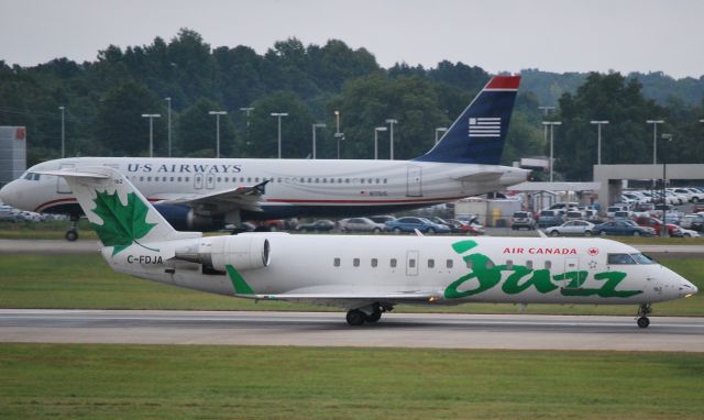 Canadair Regional Jet CRJ-200 (C-FDJA) - Rolling 18C - 7/12/10