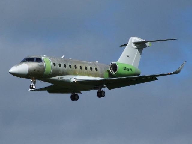 IAI Gulfstream G280 (N828FL) - 02-04-2017 - Delivery flight from Tel Aviv and landing at Belfast International.