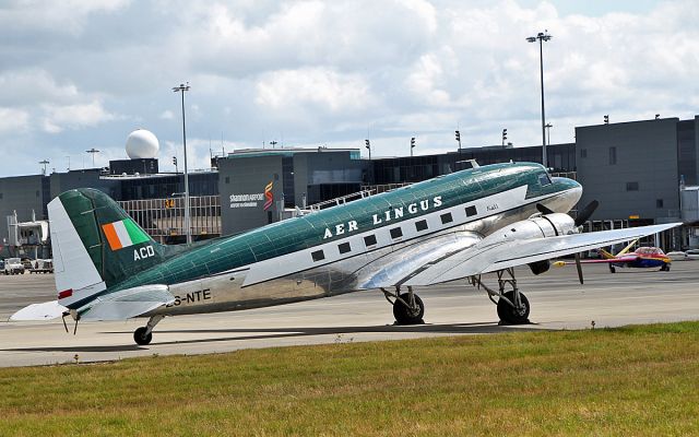 EI-ACD — - aer lingus dc-3 ei-acd (zs-nte) at shannon 28/7/18.