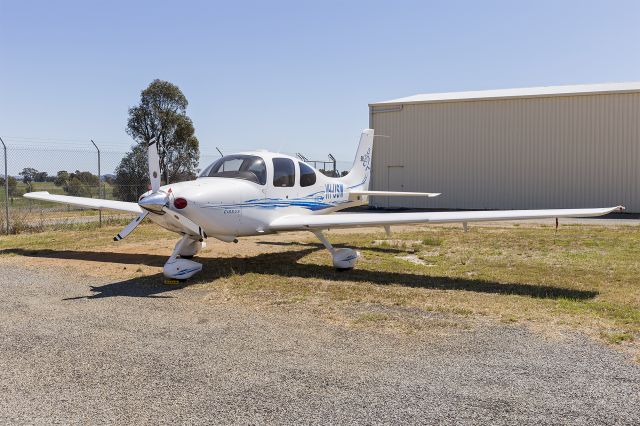 Cirrus SR-22 (VH-USW) - Inland Truck Centres (VH-USW) Cirrus SR22 G2 Australis on display at the 2018 Wagga City Aero Club open days. This aircraft use to wear the registration VH-CSW.