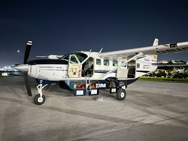 Cessna Caravan (OB-1963) - Customs inspection. 21-JUL-2023