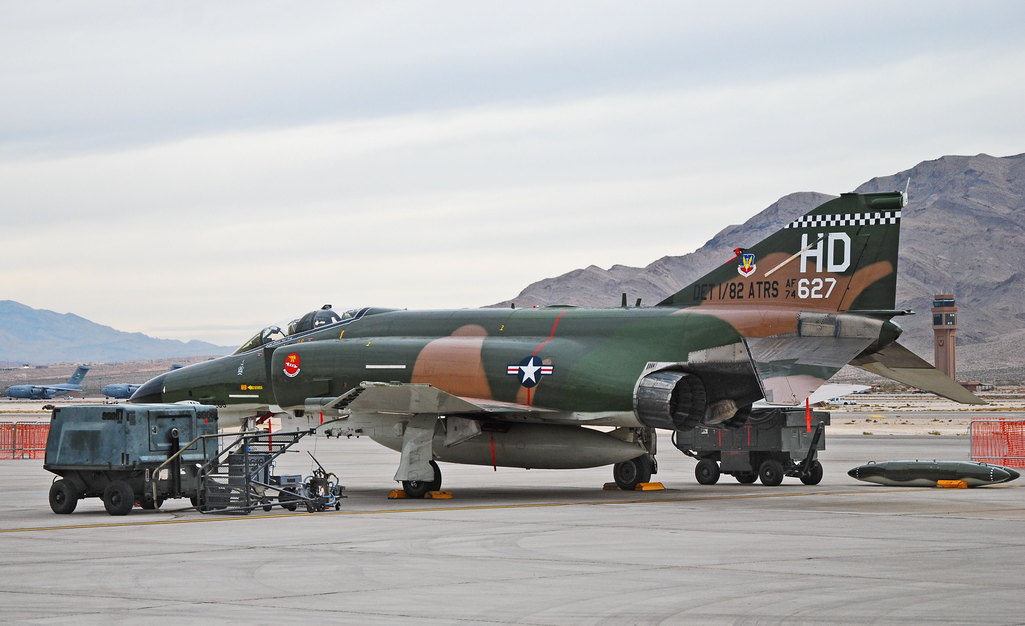 — — - F-4 Phantom II - 82nd Aerial Targets Squadron (82 ATRS) is a United States Air Force unit. It is assigned to the 53rd Weapons Evaluation Group and stationed at Tyndall Air Force Base, Florida. -  Aviation Nation 2011 Nellis Afb Airport (Las Vegas, NV) KLSV / LSV  November 13, 2011 TDelCoro