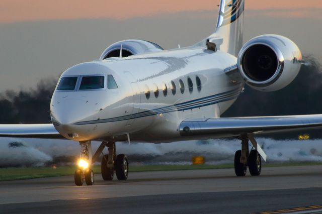 Gulfstream Aerospace Gulfstream V (N718MC) - Mark Cuban's Gulfstream GV arriving in Atlanta for the 2019 Super Bowl. Questions about this photo can be sent to Info@FlewShots.com