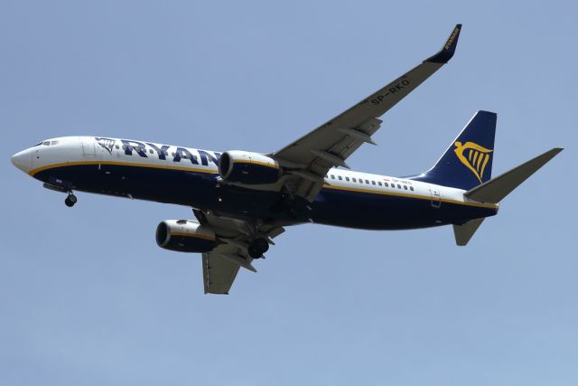 Boeing 737-800 (SP-RKO) - 21/04/2021:   Flight from Paphos (PFO) on final to runway 30.br /Duration was 0h47m.