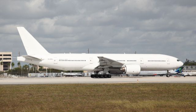 Boeing 777-200 (CC-BKA) - On the morning of the 9th of December, 2018 at MIA.