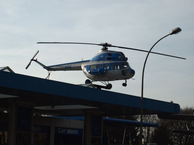 PZL-SWIDNIK Mi-2 Kania — - ARAL fuel station near EDKL