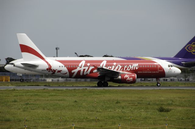 Airbus A320 (JA01AJ) - Takeoff at Narita Intl Airport Rwy16R on 2013/08/20