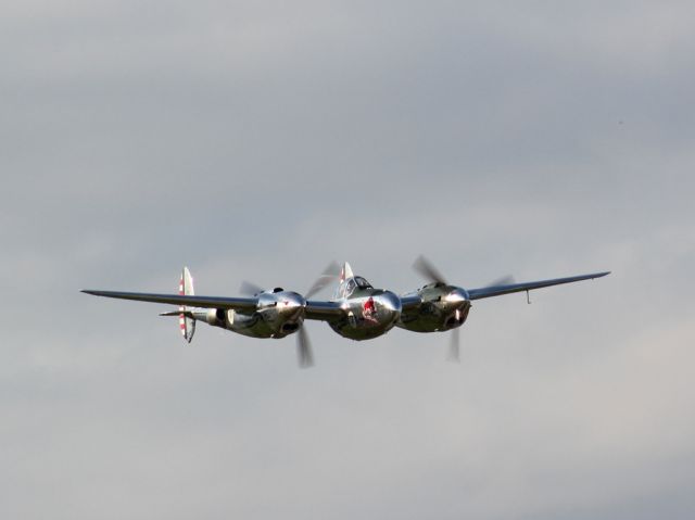 Lockheed P-38 Lightning (N25Y) - Lockheed P-38 Lightning 06.29.2014 Cannes france