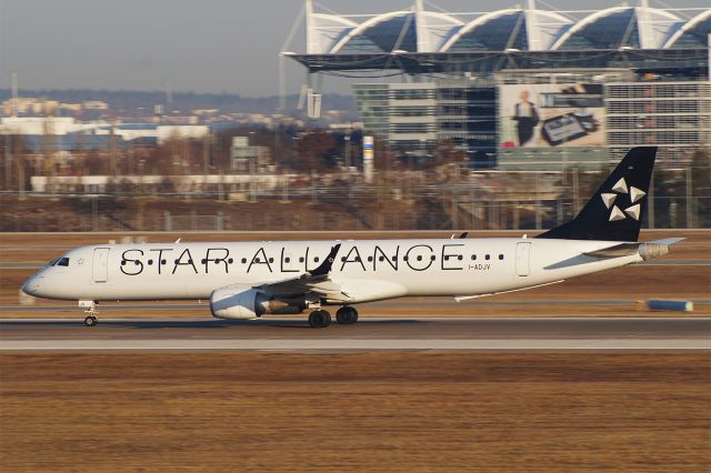 Embraer ERJ-190 (I-ADJV) - Embraer ERJ-195LR, Air Dolomiti, I-ADJV, EDDM Airport München Franz Josef Strauss, 19. Febr. 2019