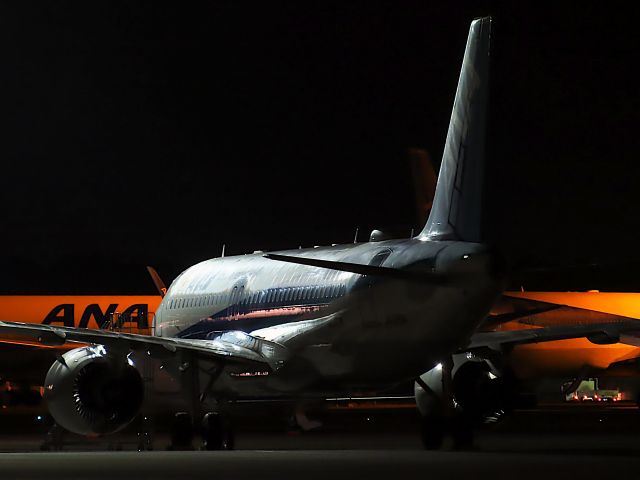 Airbus A320neo (JA215A) - I took this picture on Feb 17, 2020.br /NH960/17 Feb  PVG-NRT