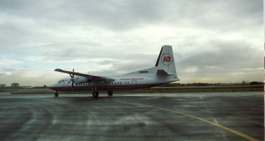 Fokker Maritime Enforcer (PH-EXM) - Kenya Airways Fokker 50 cn20137 (5Y-BFN) year 88