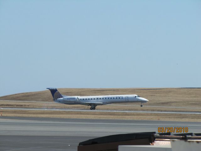 Embraer ERJ-145 (N12145) - Just landing at Halifax Airport NS. March 20,2010