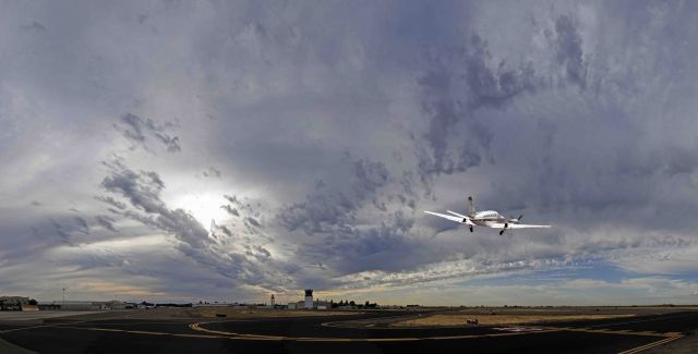 Cessna Conquest 2 (N441SB) - Early morning departure from Merced Regional Airport (KMCE)