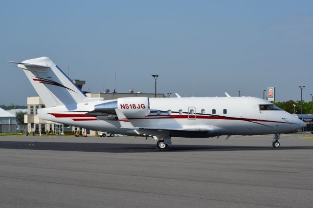 Canadair Challenger (N518JG) - JOE GIBBS RACING INC at KJQF - 5/11/18