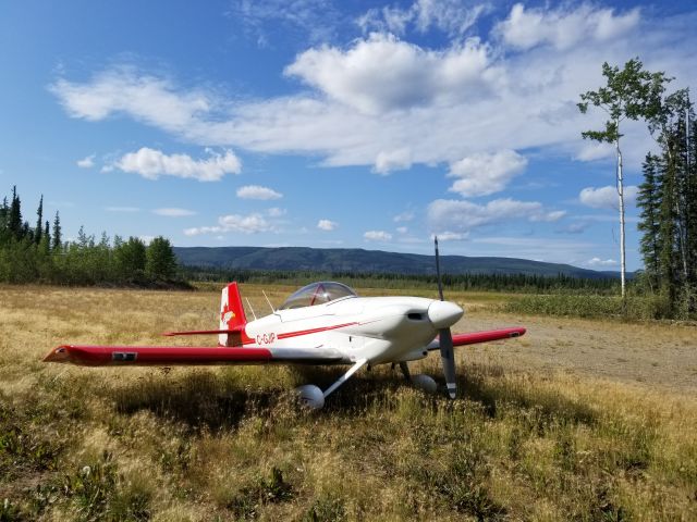 Vans RV-4 (C-GJIP) - Taken at Mayo, Yukon, Canada (CYMA) 2019-08-05