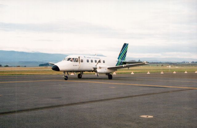 VH-WPI — - The aircraft photographed in the new Airlines of Tasmania livery, circa 1994.