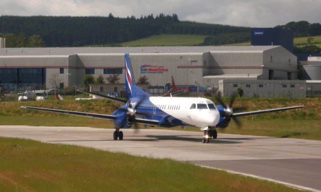 Saab 2000 (G-CFLV) - Eastern Airways Saab 2000 G-CFLV in Aberdeen Dyce Airport