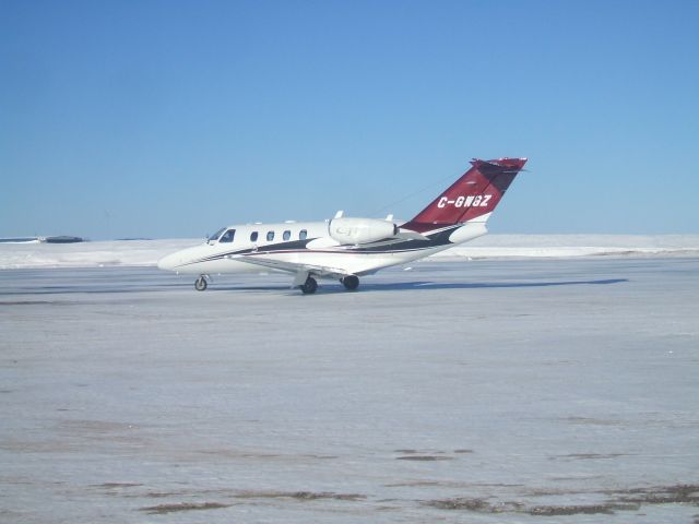 Cessna Citation CJ1 (C-GWGZ) - C-525 Departing Goose Airport NL. March 17/09