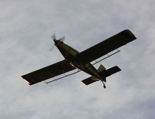 AIR TRACTOR AT-402 (N5085Q) - 5/29/2015 He was spraying a corn field at the crack of dawn.  