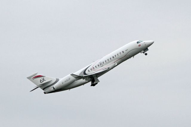 Dassault Falcon 6X (F-HSUP) - Steep Take Off on a demo flight March 326 2024