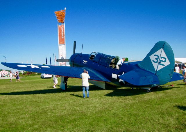 Experimental 100kts-200kts (N92879) - At Oshkosh. 1944 Curtiss SB2C-5 Helldiver 